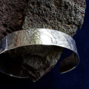 Silber-Armreif "Rustikal"