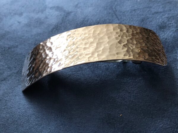 Silber-Haarspange "Rundhammer" – Bild 5