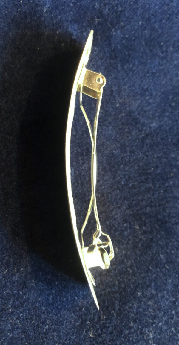Silber-Haarspange "Eismatt" – Bild 2