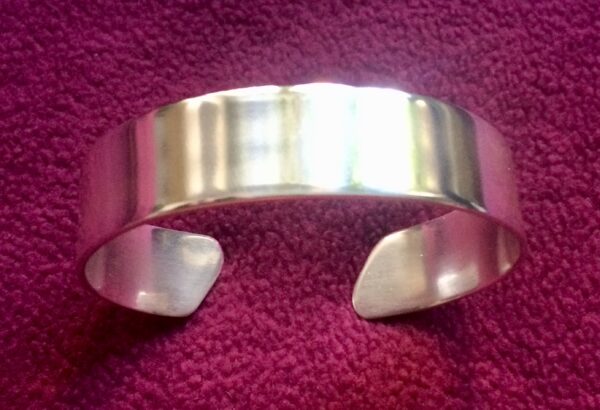 Silber-Armreif "Hochglanz", schmal – Bild 10