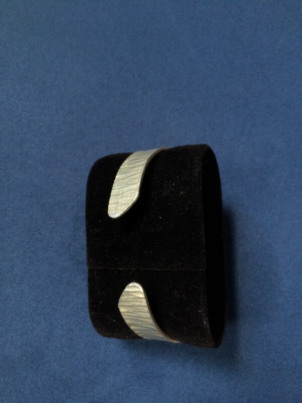 Silber-Armreif "Querschlag" – Bild 3