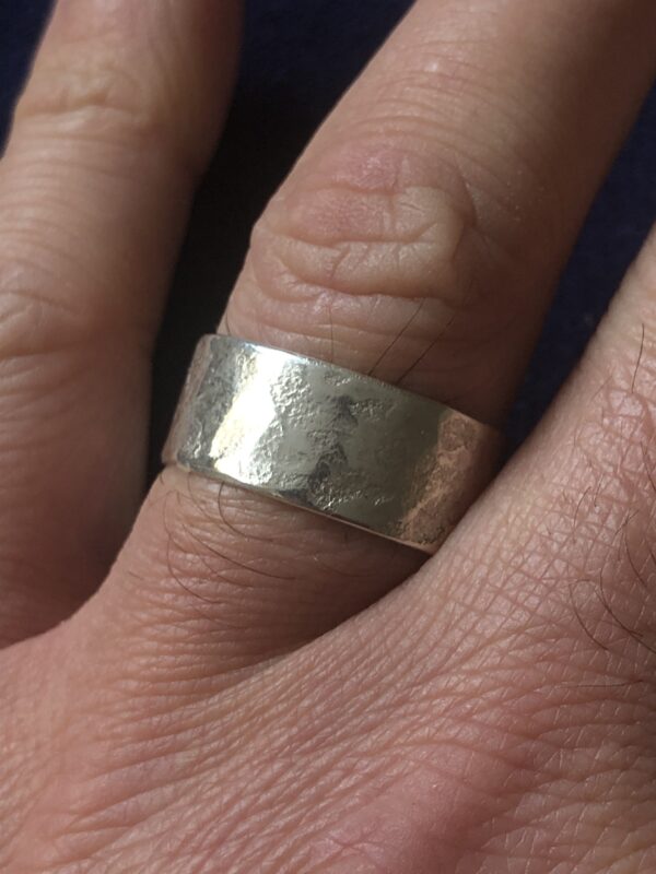 Silber-Ring "Rustikal" – Bild 2