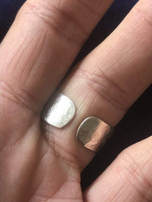 Silber-Ring "Rustikal" – Bild 3