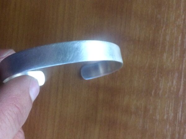 Silber-Armreif "Eismatt" – Bild 9