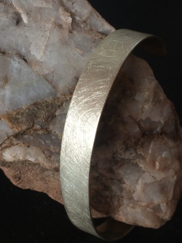 Silber-Armreif "Eismatt" – Bild 2