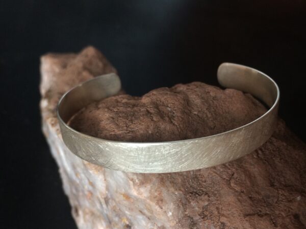 Silber-Armreif "Eismatt" – Bild 5