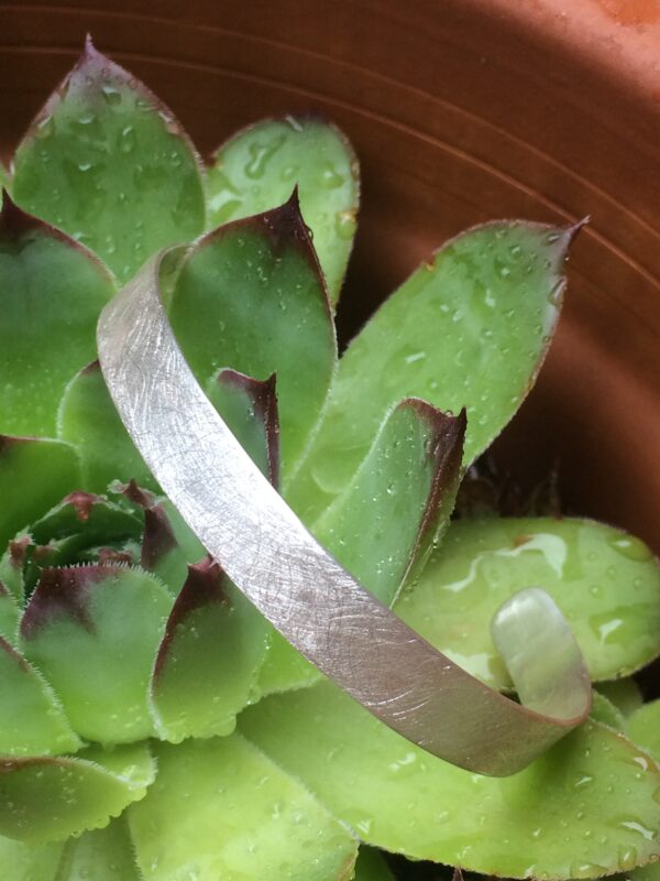 Silber-Armreif "Eismatt" – Bild 7