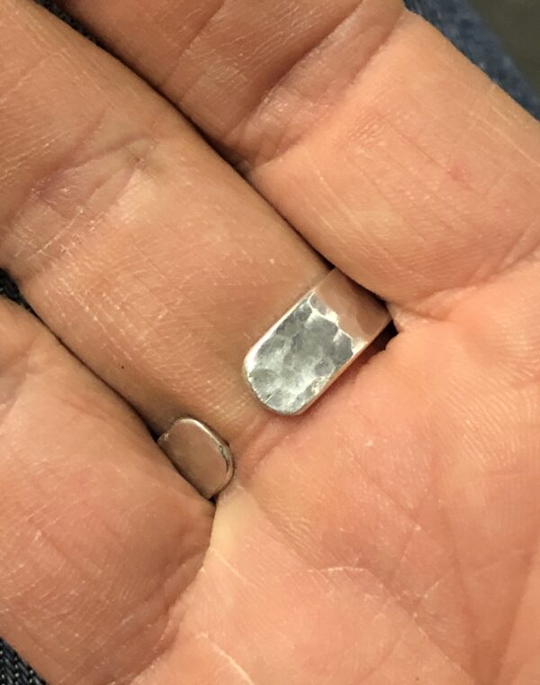 Silberring "Rundhammer" – Bild 3