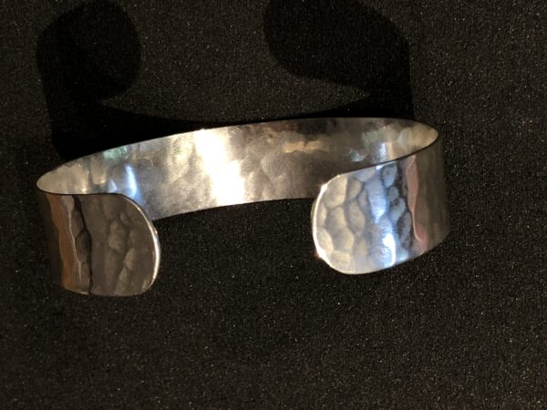 Silber-Armreif "Rundhammer" breit – Bild 3