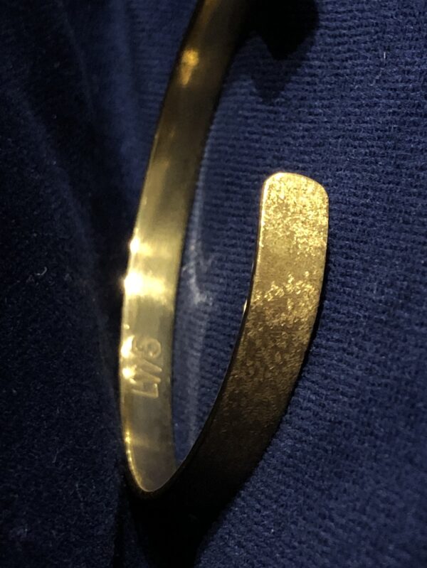 Gold-Armreif (24 Karat/999er) "Changierend" – Bild 2
