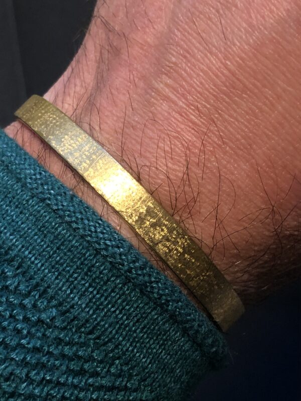 Gold-Armreif (24 Karat/999er) "Changierend"