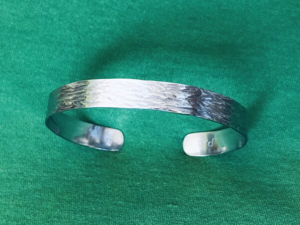 Palladium-Armreif (999er) "Baumrinde" – Bild 6