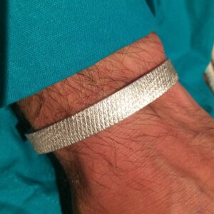 Silber-Armreif "Glitzer"