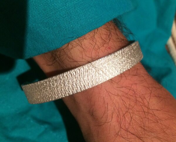 Silber-Armreif "Glitzer" – Bild 3