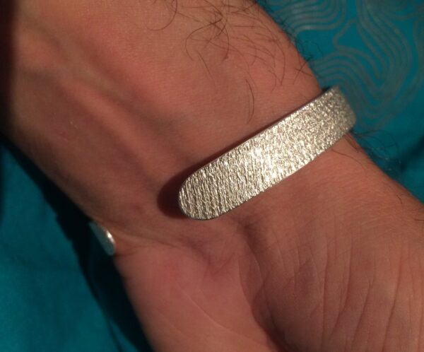 Silber-Armreif "Glitzer" – Bild 4