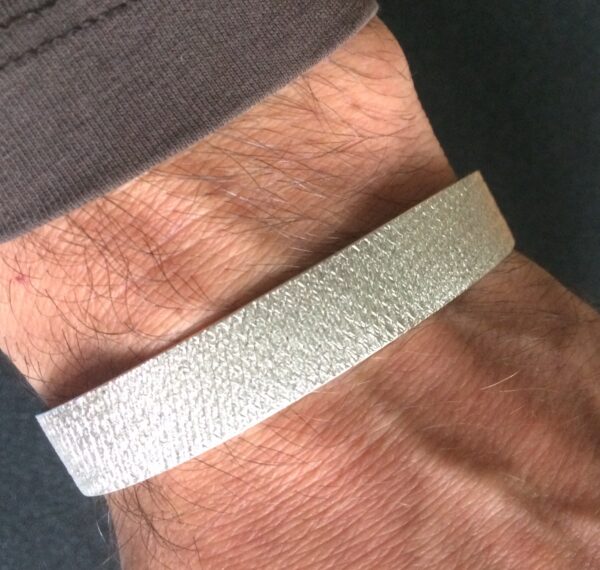 Silber-Armreif "Glitzer" – Bild 7