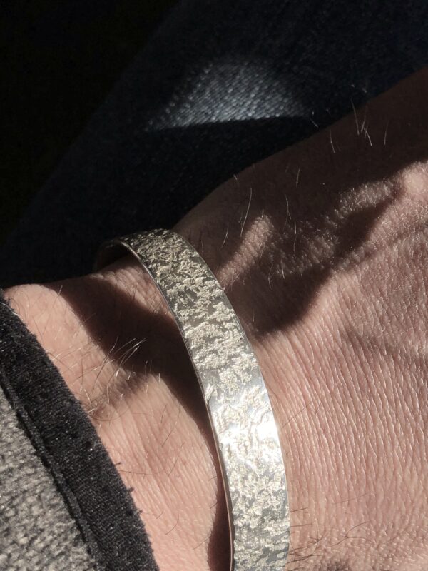 Silber-Armreif "Meteorit" – Bild 9
