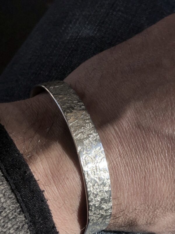 Silber-Armreif "Meteorit" – Bild 10