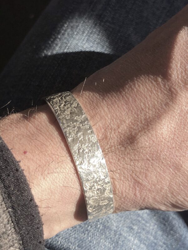Silber-Armreif "Meteorit" – Bild 7