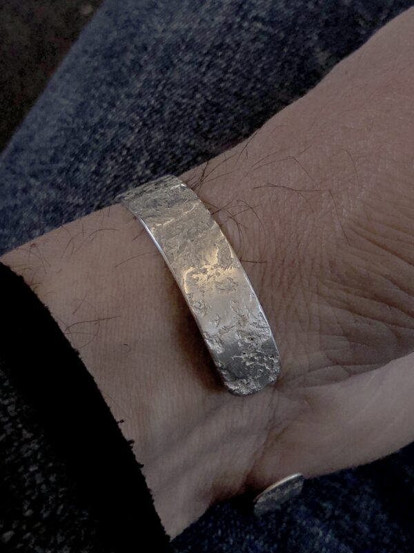 Silber-Armreif "Meteorit" – Bild 8