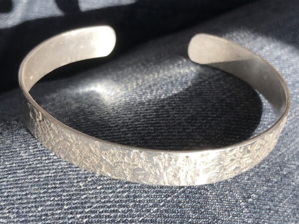 Silber-Armreif "Meteorit" – Bild 5