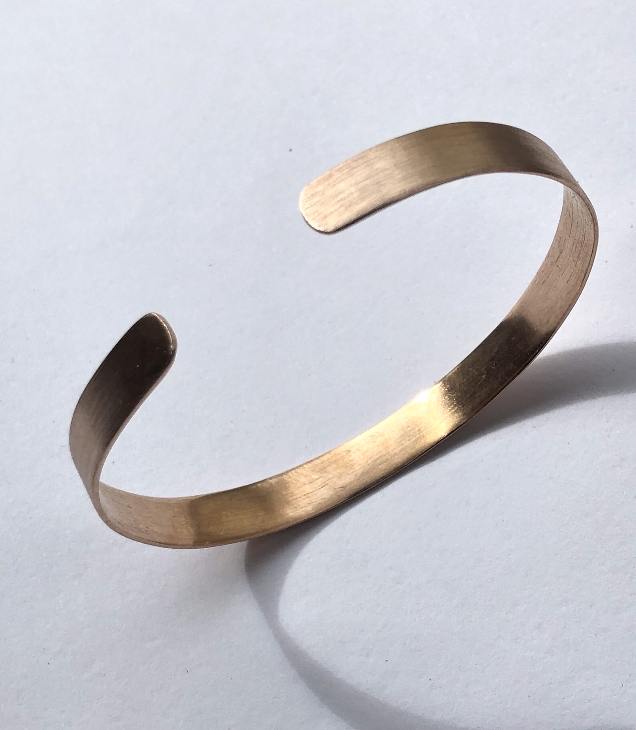 Bronze-Armreif "Seidenmatt" schmal – Bild 12