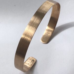 Bronze-Armreif "Seidenmatt" schmal