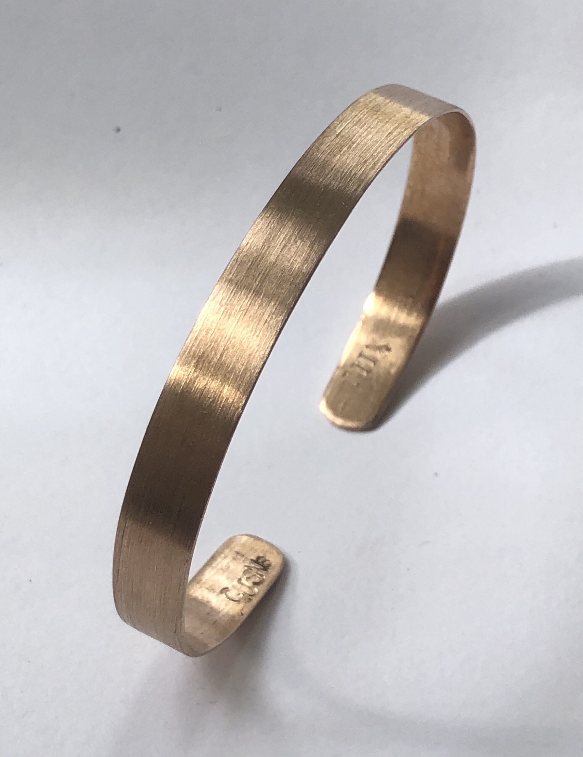 Bronze-Armreif "Seidenmatt" schmal